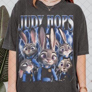 Judy Hopps Shirt, Zootopia 2 Bunny Tee, Cute Cartoon Rabbit Gift, Dsney Inspire